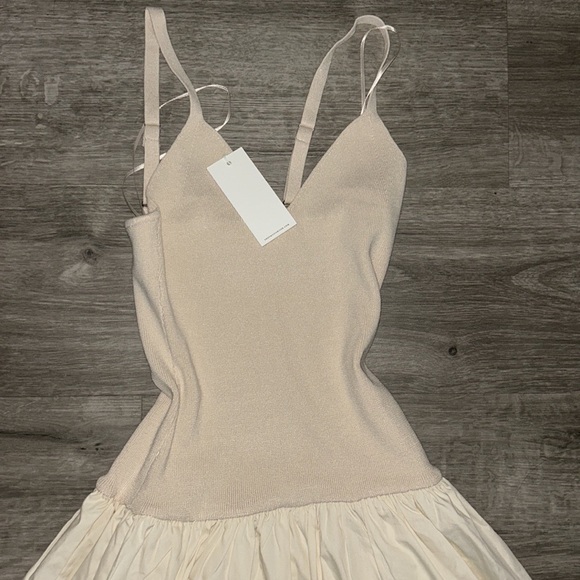 Moon River Cream Sleeveless Dress - Picture 5 of 11